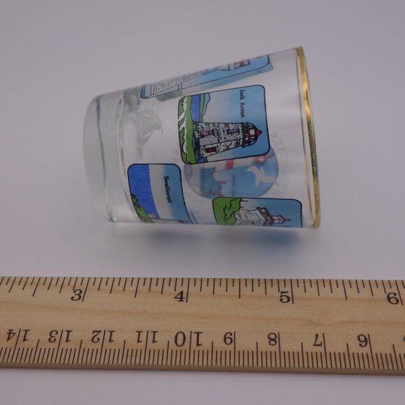 Set of 3 Shot Glasses-Australia-Palm Beach Princess-Lighthouses of New Brunswick - Picture 16 of 16